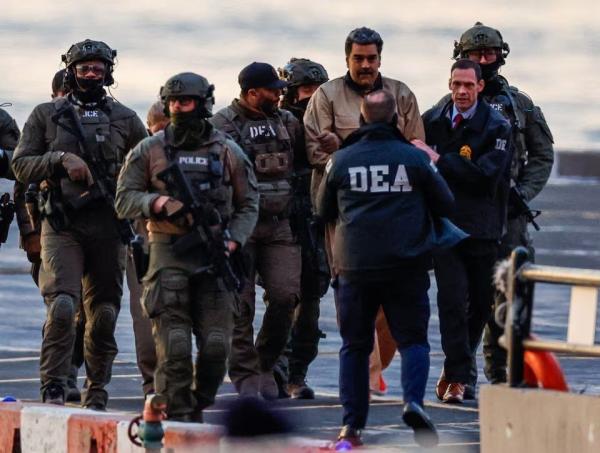 مادورو,انتقال مادورو همسرش به دادگاه نیویورک