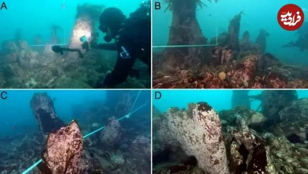 دیوار سنگی باستانی,کشف دیوار سنگی ۷۸۰۰ ساله در عمق ۹ متری اقیانوس