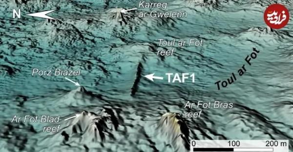 دیوار سنگی باستانی,کشف دیوار سنگی ۷۸۰۰ ساله در عمق ۹ متری اقیانوس