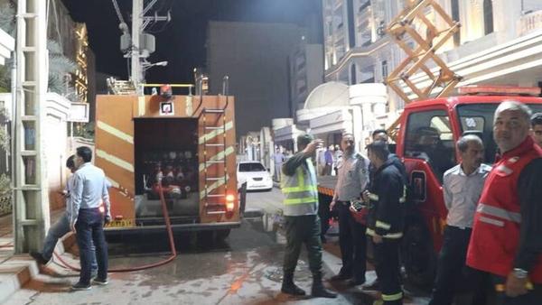 وقوع حریق در یک ساختمان پزشکان در اصفهان,حوادث اصفهان