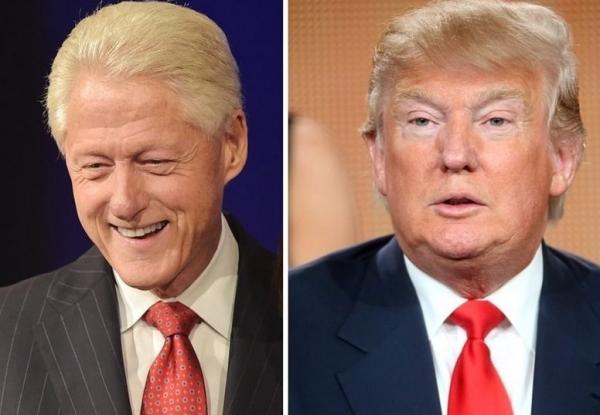 ترامپ و بیل کلینتو,صحبت های ترامپ درباره بیل کلینتون