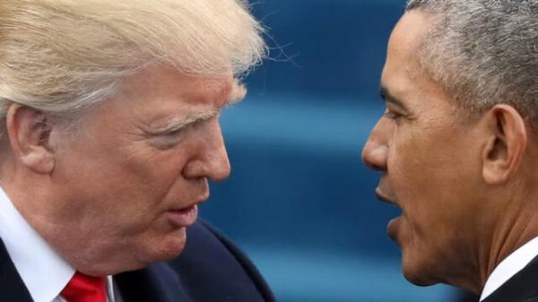 ترامپ و اوباما ترامپ و اوباما,ترامپ خواستار دستگیری اوباما