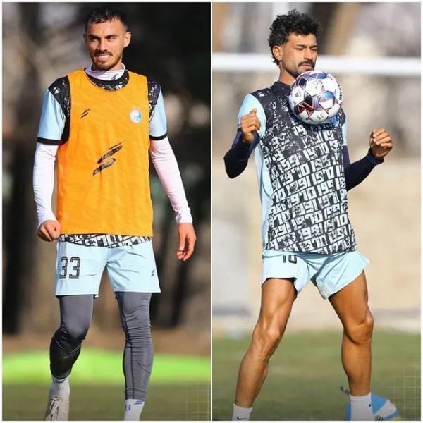 رضاییان و جلالی,حضور رضاییان و جلالی در تمرین استقلال