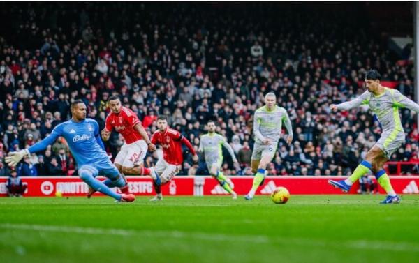 تیم منچسترسیتی,دیدار منچسترسیتی و ناتینگهام فارست