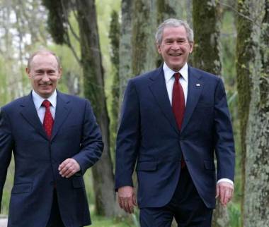 پوتین و بوش,صحبت های پوتین به بوش درباره ایران