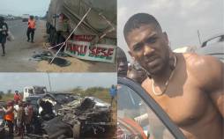 آنتونی جاشوا,تصادف آنتونی جاشوا قهرمان بوکس