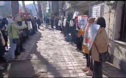 تجمع بازنشستگان,تجمع بازنشستگان تامین اجتماعی در رشت و تهران