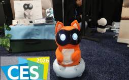 ربات,ربات‌های بامزه و پشمالوی ژاپنی در نمایشگاه CES 2026