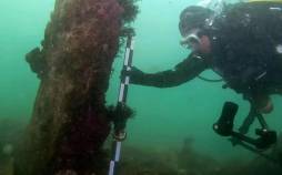 دیوار سنگی باستانی,کشف دیوار سنگی ۷۸۰۰ ساله در عمق ۹ متری اقیانوس