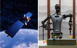ربات,نخستین اتصال یک ربات انسان‌نما با یک ماهواره