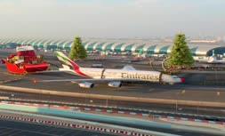 فیلم | تبریک کریسمس به سبک هواپیمایی امارات