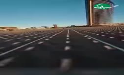 فیلم | نمایش هوایی با نورپردازی ویژه در لاس‌وگاس آمریکا