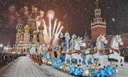 فیلم | رژه باشکوه و شگفت انگیز به مناسبت سال نو میلادی 2026 در روسیه