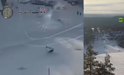 فیلم | توقیف نفتکش روسیه توسط کماندوهای آمریکا