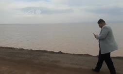 کویر زواره اصفهان پس از ۶ سال پُر آب شد +فیلم کویر زواره اصفهان پس از ۶ سال پُر آب شد +فیلم