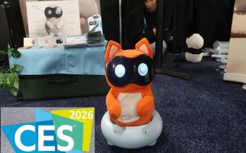 ربات,ربات‌های بامزه و پشمالوی ژاپنی در نمایشگاه CES 2026