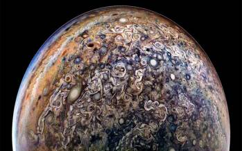 سیاره مشتری,عکس روز ناسا از ابرهای سیاره مشتری