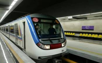 مترو تهران,توقف مسافرگیری مترو ایستگاه بازار تهران