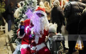 تصاویر حال و هوای کریسمس 2026 در تهران,عکس های جشن کریسمس در تهران,تصاویری از حال و هوای کریسمسی شهر تهران