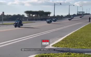 فیلم | اسکورت نتانیاهو در خیابان‌های آمریکا