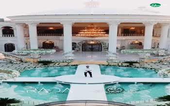 فیلم | مراسم عروسی امید عالیشاه با حضور سرمربی پرسپولیس و هم‌تیمی‌هایش