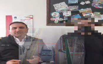 فیلم | توقیف پرایدی با ۹۶ میلیون تومان خلافی در اصفهان