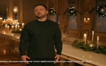 آرزوی مرگ زلنسکی برای پوتین در پیام ویدیویی کریسمس