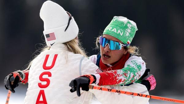 سمانه بیرامی باهر و جسی دیگینز سمانه بیرامی باهر و جسی دیگینز,ورزشکار زن ایرانی در آغوش ستاره آمریکایی