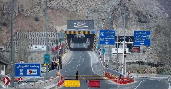 محور کرج - چالوس,مسدود شدن محور کرج - چالوس تا 18 اسفند 1404