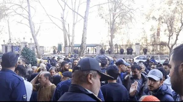 تجمع کسبه بازار جنت,تجمع کسبه بازار جنت مقابل شورای شهر تهران