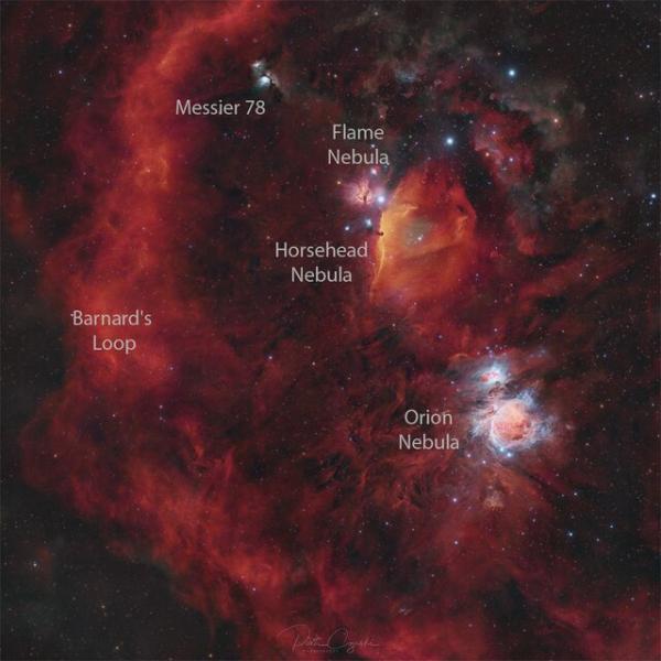 صورت فلکی شکارچی,عکس روز ناسا از صورت فلکی شکارچی