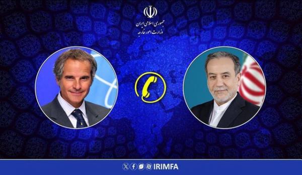 عراقچی و گروسی,گفتگوی گروسی با عراقچی درباره آخرین تحولات مذاکرات ایران و آمریکا