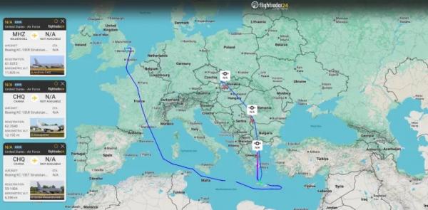 جنگ ایران و آمریکا,تشدید تحرکات هوایی آمریکا به سمت ایران