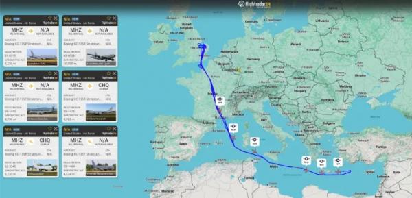 جنگ ایران و آمریکا,تشدید تحرکات هوایی آمریکا به سمت ایران