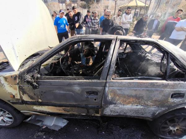 حوادث تهران,انفجار خودرو پژو در اسلامشهر تهران