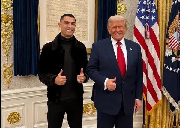 ترامپ و رونالدو,پیام ترامپ به رونالدو