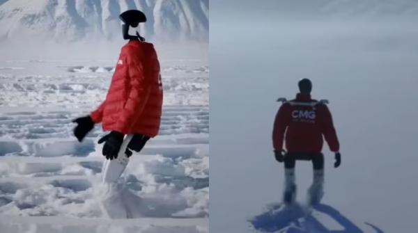 ربات انسان نما,رکوردشکنی ربات‌ انسان‌نمای چینی در یخبندان