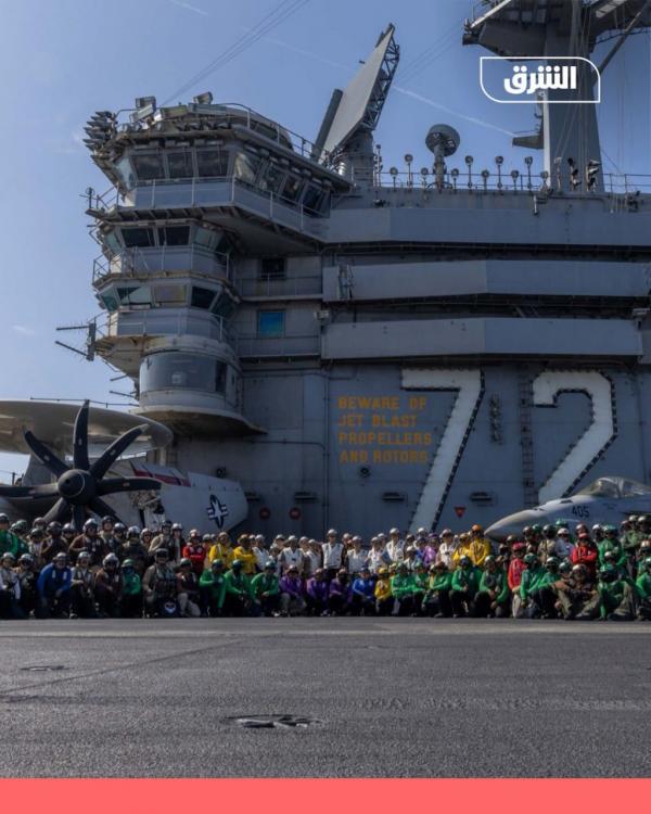 ویتکاف,ویتکاف و داماد ترامپ در ناو هواپیمابر آبراهام لینکلن