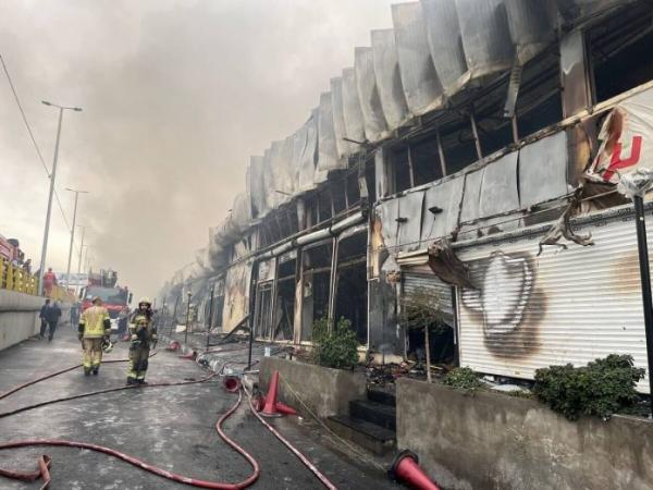 بازارچه جنت‌آباد,آتش سوزی در بازارچه جنت‌آباد