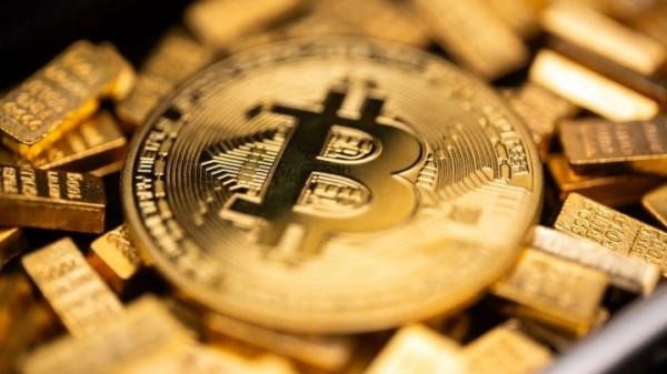 بیت کوین و طلا,قیمت بیت کوین و طلای جهانی