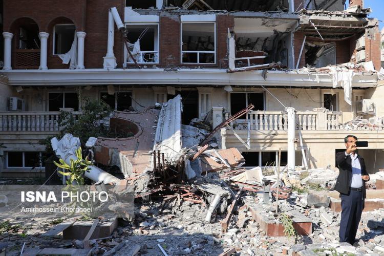 تصاویر انفجار مجتمع مسکونی در بندرعباس ,عکس های انفجار مجتمع مسکونی در بندرعباس در بهمن 1404,تصاویری از انفجار مجتمع مسکونی در بندرعباس در 11 بهمن ماه