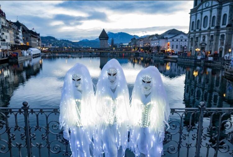 تصاویر کارناوال فاسناخت 2026 در سوئیس,عکس های کارناوال فاسناخت,تصاویری از کارناوال فاسناخت در سوئیس