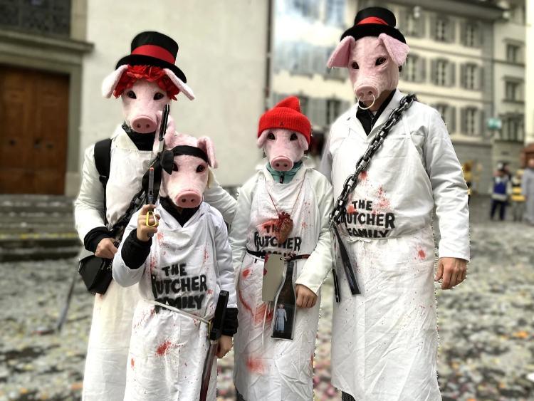 تصاویر کارناوال فاسناخت 2026 در سوئیس,عکس های کارناوال فاسناخت,تصاویری از کارناوال فاسناخت در سوئیس