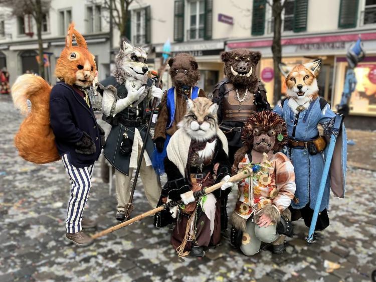 تصاویر کارناوال فاسناخت 2026 در سوئیس,عکس های کارناوال فاسناخت,تصاویری از کارناوال فاسناخت در سوئیس