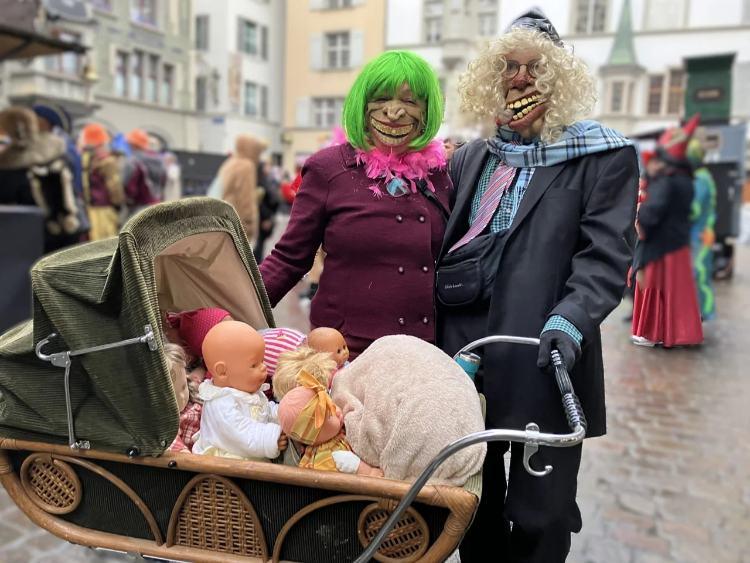 تصاویر کارناوال فاسناخت 2026 در سوئیس,عکس های کارناوال فاسناخت,تصاویری از کارناوال فاسناخت در سوئیس