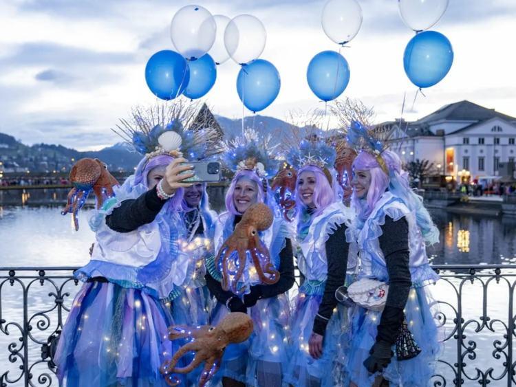 تصاویر کارناوال فاسناخت 2026 در سوئیس,عکس های کارناوال فاسناخت,تصاویری از کارناوال فاسناخت در سوئیس