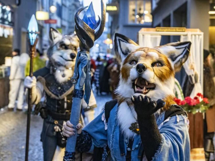 تصاویر کارناوال فاسناخت 2026 در سوئیس,عکس های کارناوال فاسناخت,تصاویری از کارناوال فاسناخت در سوئیس