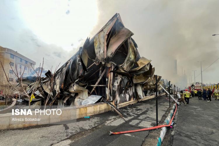 تصاویر آتش‌سوزی بازارچه جنت‌آباد تهران,عکس های آتش‌سوزی بازارچه جنت‌آباد تهران در 14 بهمن 1404,تصاویری از آتش گرفتن بازار جنت در تهران