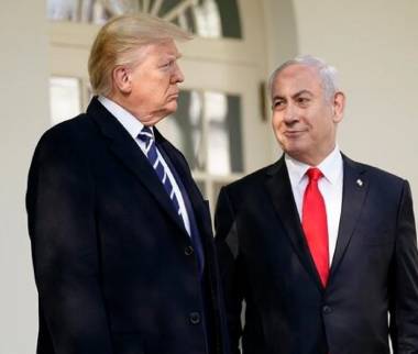 ترامپ و نتانیاهو,رئیس جمهور آمریکا و نخست وزیر اسرائیل