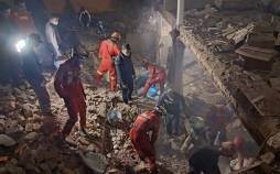 ریزش ساختمان مسکونی در قم بر اثر انفجار گاز | یک کشته و ۵ مصدوم ریزش ساختمانی مسکونی در قم بر اثر انفجار گاز,حوادث قم